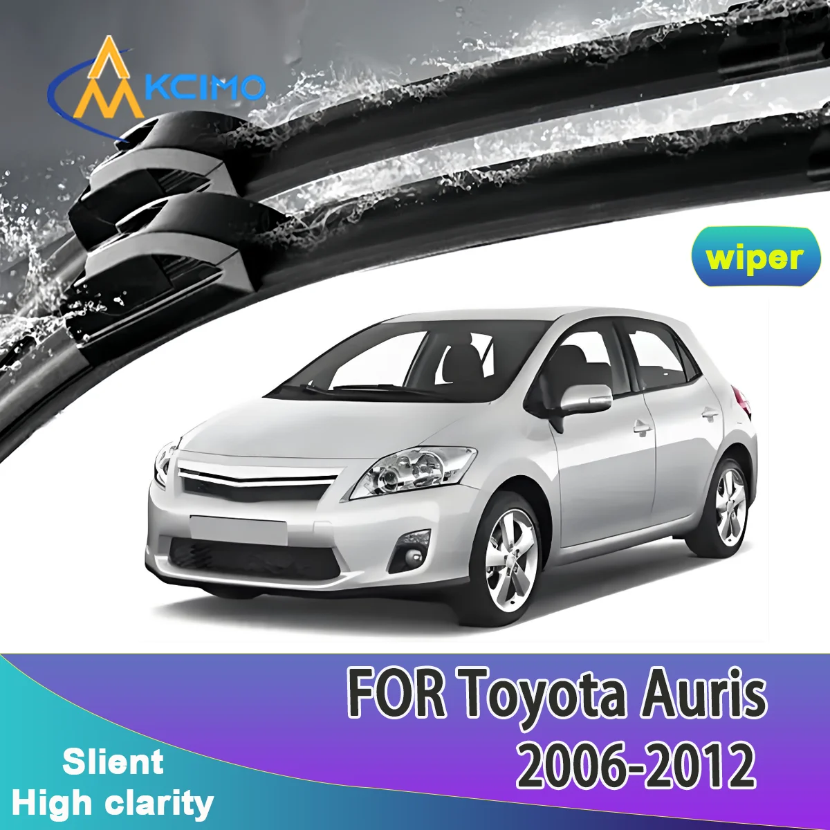 2pcs Quality Front Wipers Silent Black Car Rain Brush Suitable for Toyota Auris E150 2006-2012 Toyota Corolla Toyota Blade
2pcs Quality Front Wipers Silent Black Car Rain Brush Suitable for Toyota Auris E150 2006-2012 Toyota Corolla Toyota Blade