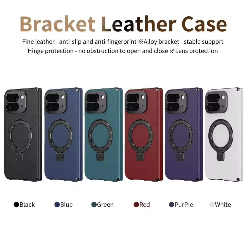 Стеклянный чехол на передней рамке для Google Pixel 10 Pro, складное кожаное магнитное кольцо, беспроводное зарядное устройство, крышка центрального вала, противоударные чехлы
Стеклянный чехол на передней рамке для Google Pixel 10 Pro, складное кожаное магнитное кольцо, беспроводное зарядное устройство, крышка центрального вала, противоударные чехлы