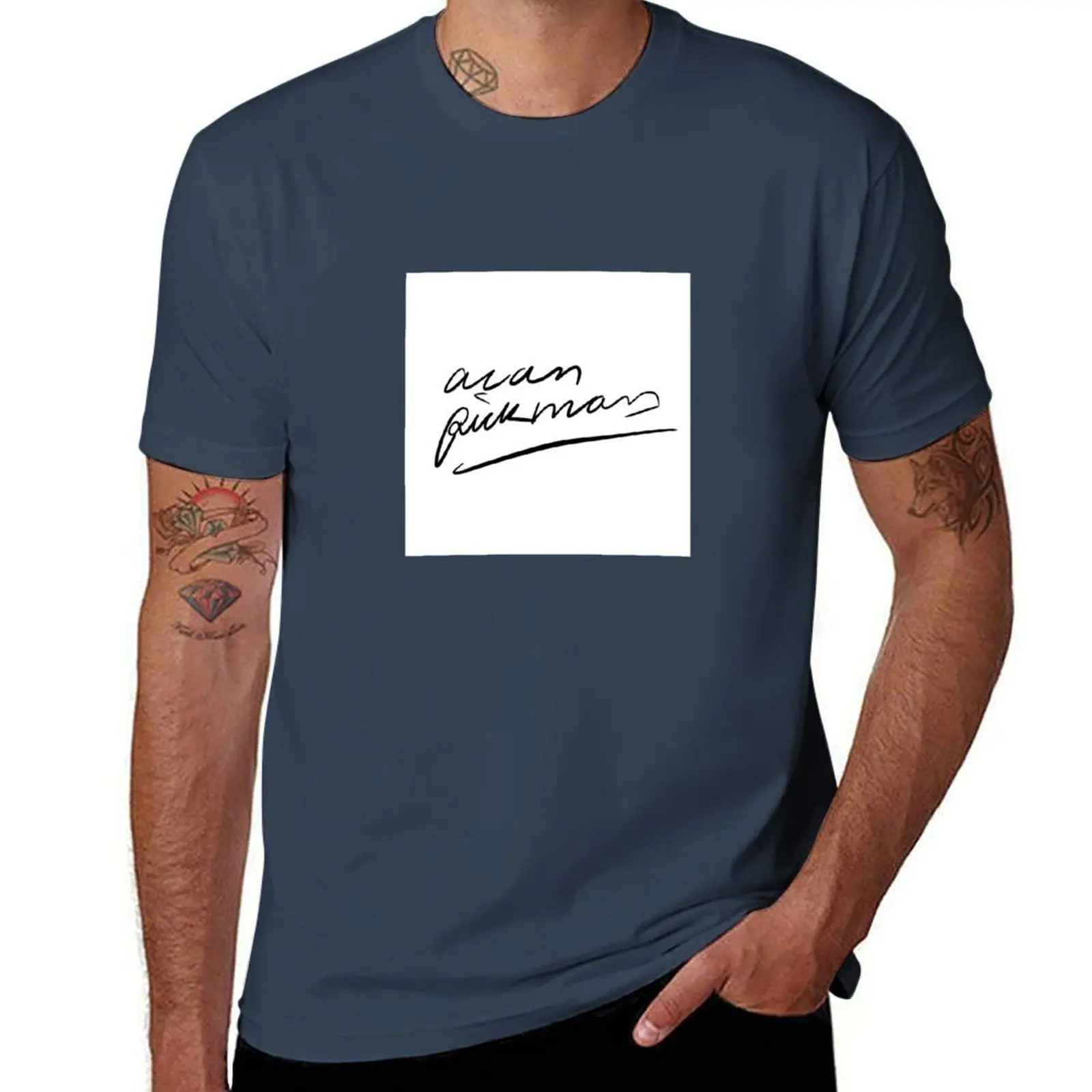 Alan Rickman Signature T-Shirt Large Size Casual Tee Shirt
Alan Rickman Signature T-Shirt Large Size Casual Tee Shirt