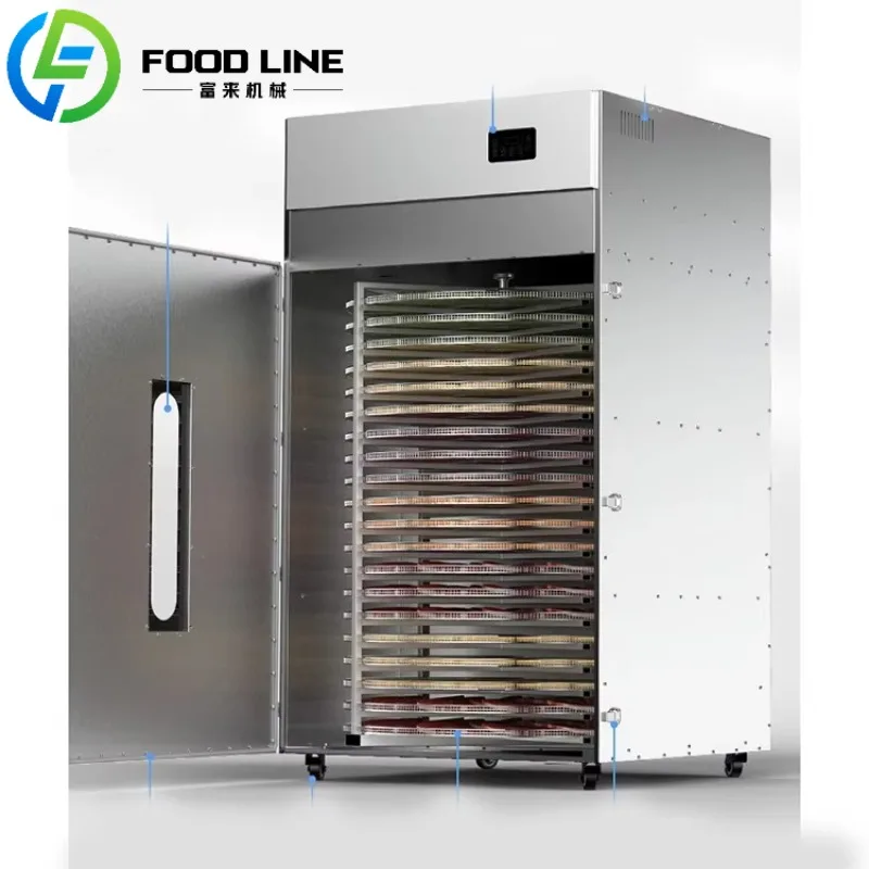 Large Capacity Rotrary Dehydration 20 Trays Commercial Food Meat Fruits Dehydrator Drying Machine
Large Capacity Rotrary Dehydration 20 Trays Commercial Food Meat Fruits Dehydrator Drying Machine