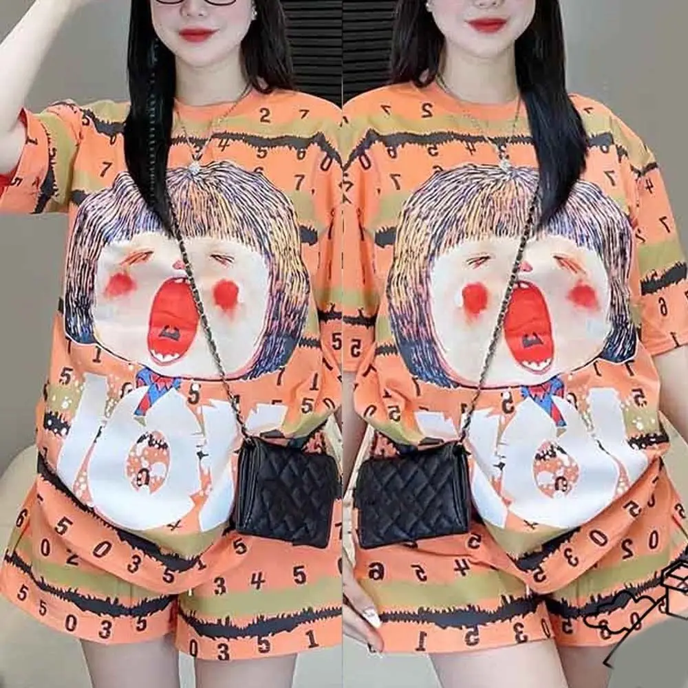 Kawaii Candy Color Short Sleeve Pajamas Loose Nightdress T-shirt Shorts Nightwear Homewear Beachwear Pajamas Women Home Clothes
Kawaii Candy Color Short Sleeve Pajamas Loose Nightdress T-shirt Shorts Nightwear Homewear Beachwear Pajamas Women Home Clothes