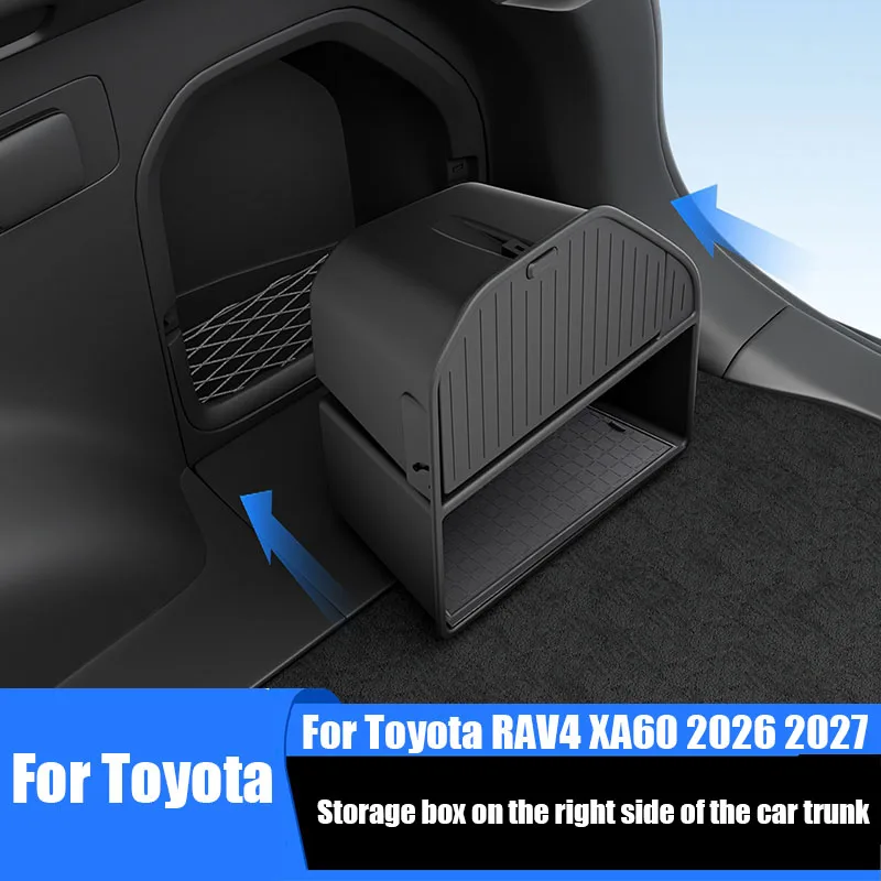For Toyota RAV4 XA50 XA60 Wildlander 2021 2022 2023 2024 2025 2026 2027 Layered storage box on the right side of the trunk
For Toyota RAV4 XA50 XA60 Wildlander 2021 2022 2023 2024 2025 2026 2027 Layered storage box on the right side of the trunk