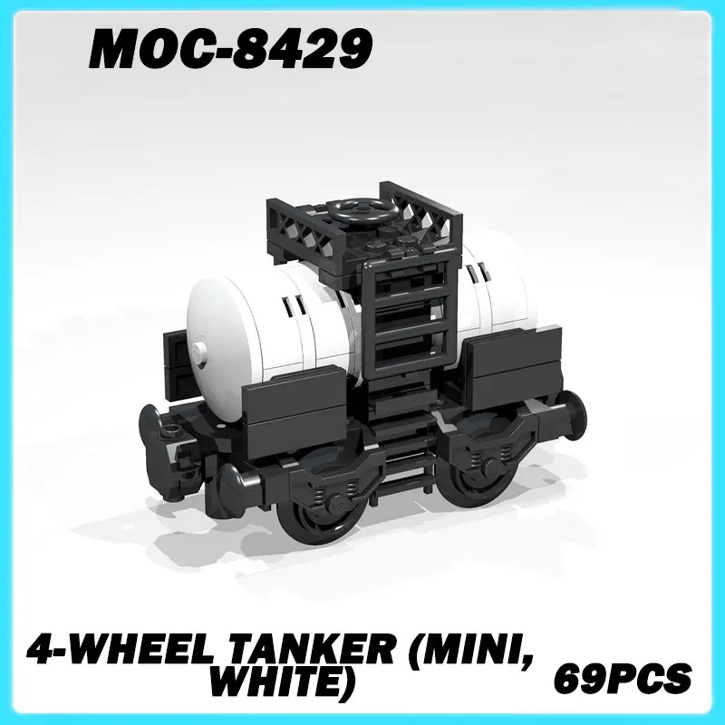MOC-8429 Мини-поезд серии 4-колесный цистерна (мини, белый) Орнамент Коллекционная образовательная модель Кирпичная головоломка Игрушка Подарки на день рождения
MOC-8429 Мини-поезд серии 4-колесный цистерна (мини, белый) Орнамент Коллекционная образовательная модель Кирпичная головоломка Игрушка Подарки на день рождения