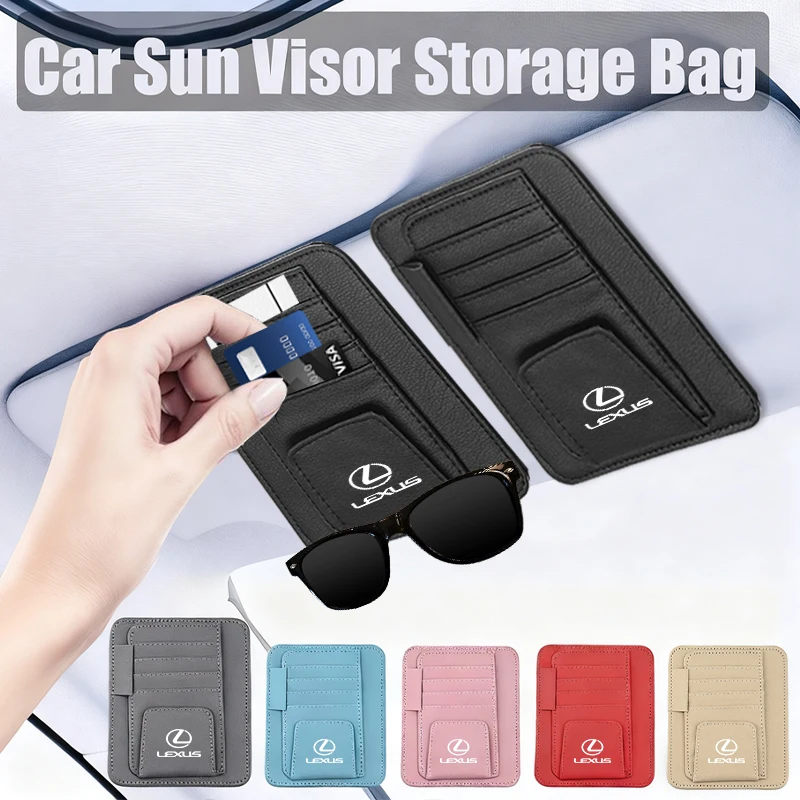 Car Visor Sunglasses Holder Card Bag Glasses Storage Clip Interior For Lexus CT ES GS NX IS250 CT200h IS300h ES300h RX400h NX
Car Visor Sunglasses Holder Card Bag Glasses Storage Clip Interior For Lexus CT ES GS NX IS250 CT200h IS300h ES300h RX400h NX