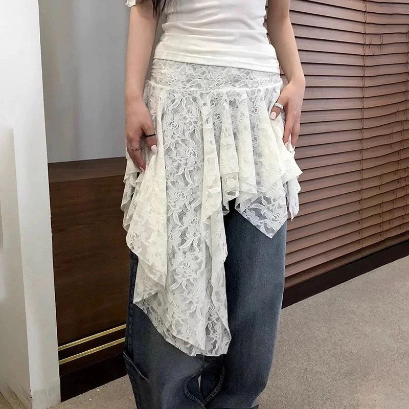 Rose Crochet Lace Asymmetric Mini Skirt Boho Chic Layered Look Casual Summer Wear For Women Romantic Date Night Party Beach
Rose Crochet Lace Asymmetric Mini Skirt Boho Chic Layered Look Casual Summer Wear For Women Romantic Date Night Party Beach