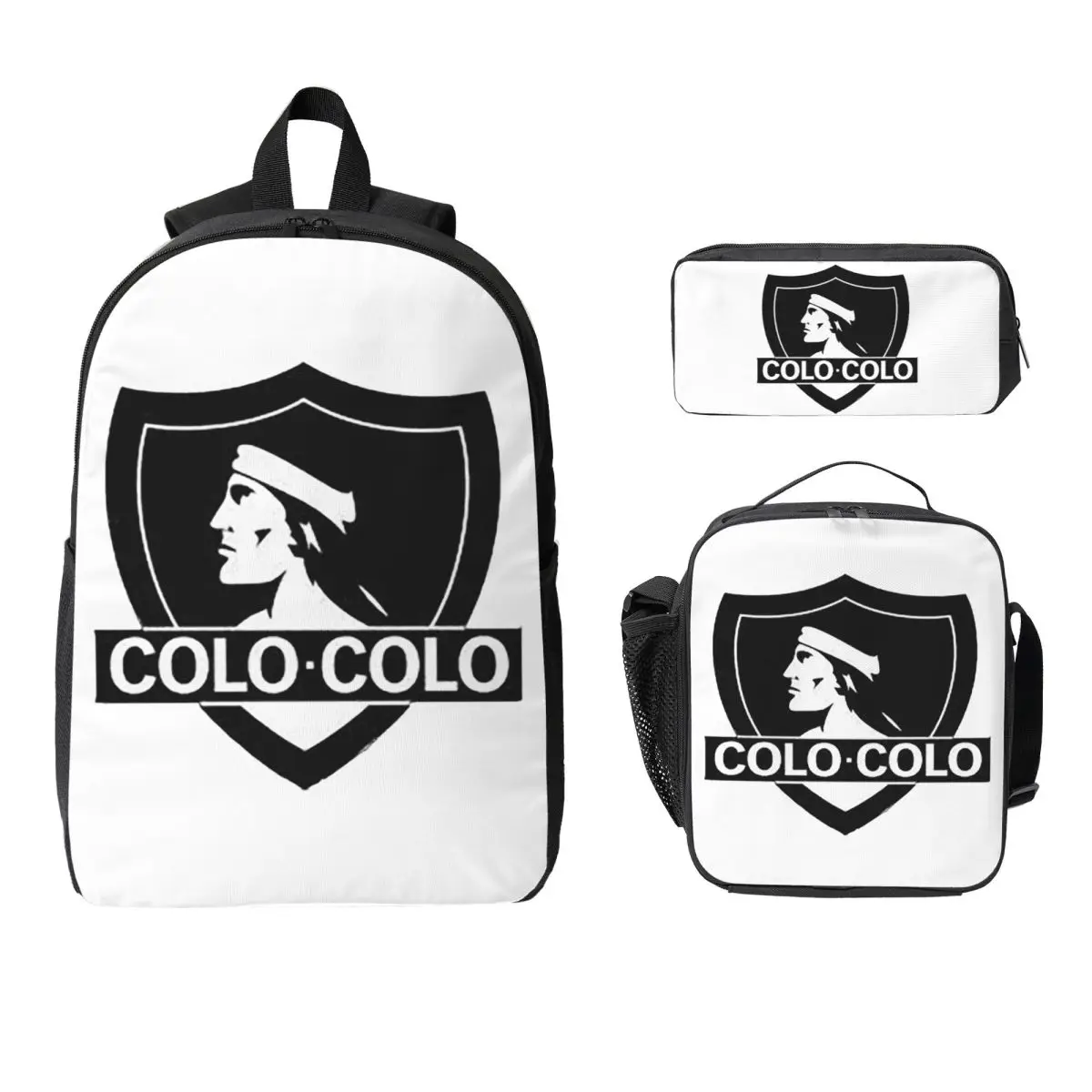 Social Y Deportivo Colo-Colo Backpack Boys Girls BookBag School Bag Laptop Shoulder Bags 3ps Insulated Lunch Bag Pencil Case
Social Y Deportivo Colo-Colo Backpack Boys Girls BookBag School Bag Laptop Shoulder Bags 3ps Insulated Lunch Bag Pencil Case
