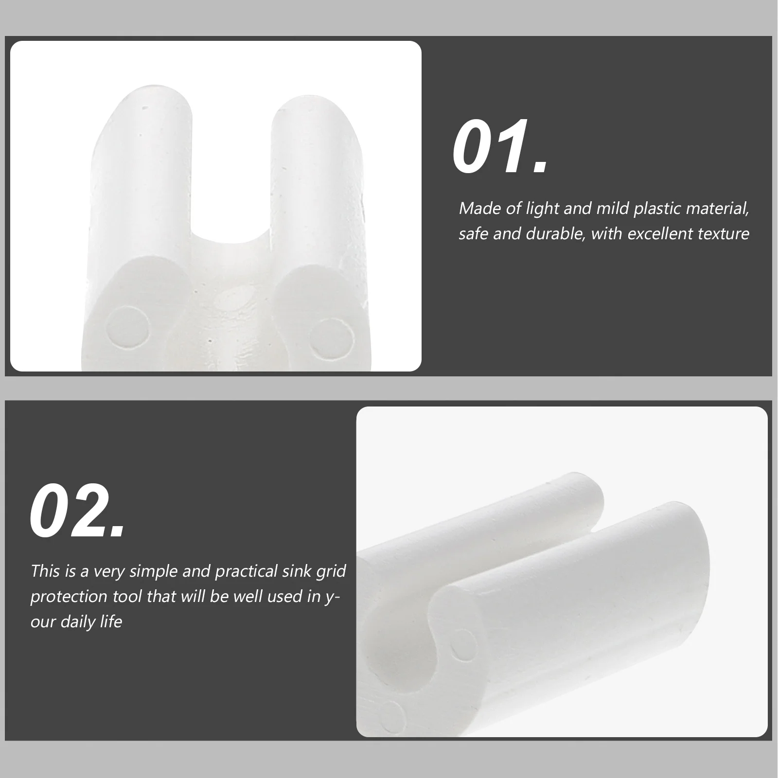 100Pcs Durable Sink Grid Plastic Feet Iron Wire Anti-Skid Protective Covers Sink Rack Kitchen Use Wire Rack Protective Sleeves 
100Pcs Durable Sink Grid Plastic Feet Iron Wire Anti-Skid Protective Covers Sink Rack Kitchen Use Wire Rack Protective Sleeves