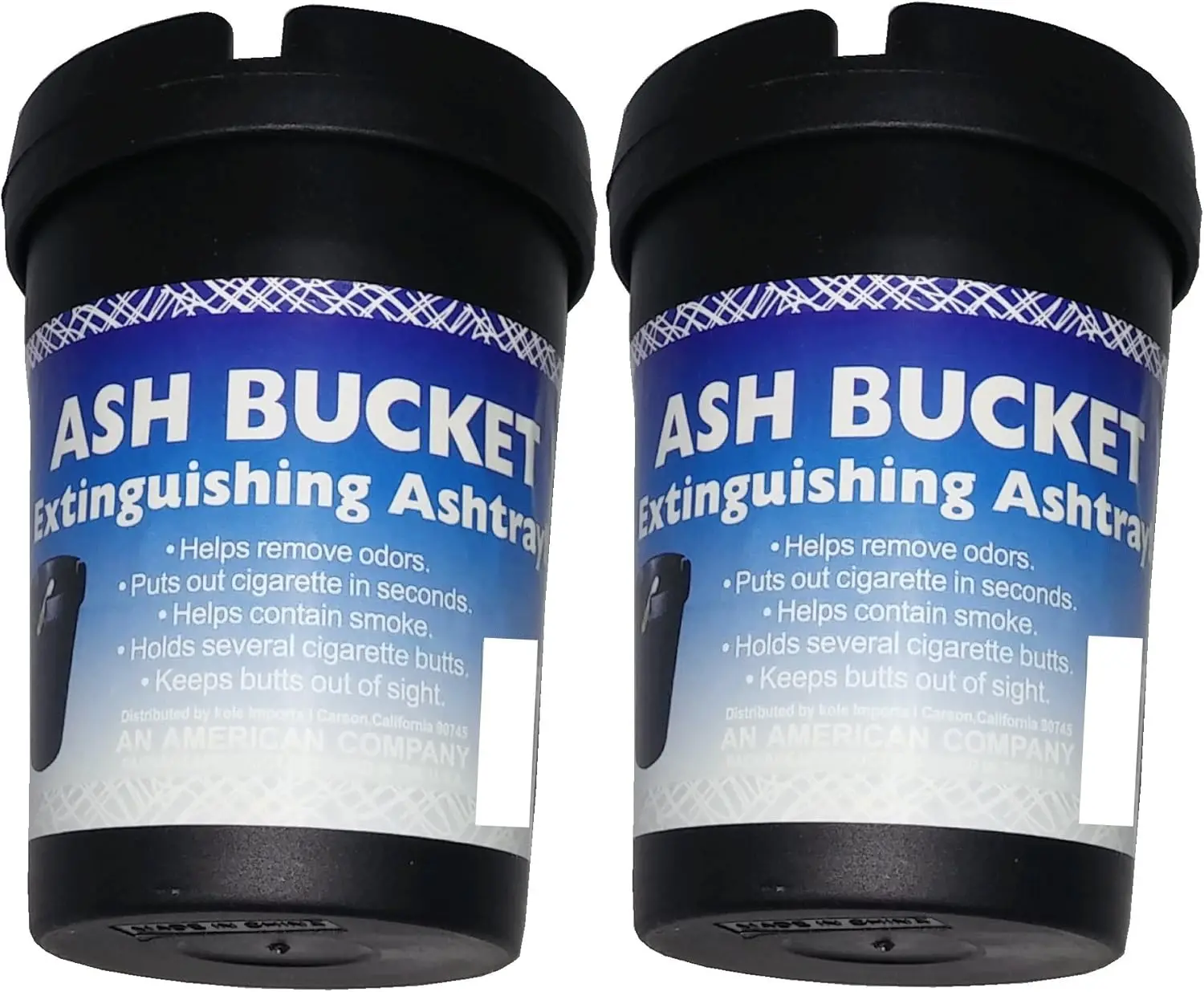 2 Pack Portable Car Ashtray, Extinguishing Butt Bucket for Auto Truck Home Office Beach, Black Smoking Accessory
2 Pack Portable Car Ashtray, Extinguishing Butt Bucket for Auto Truck Home Office Beach, Black Smoking Accessory