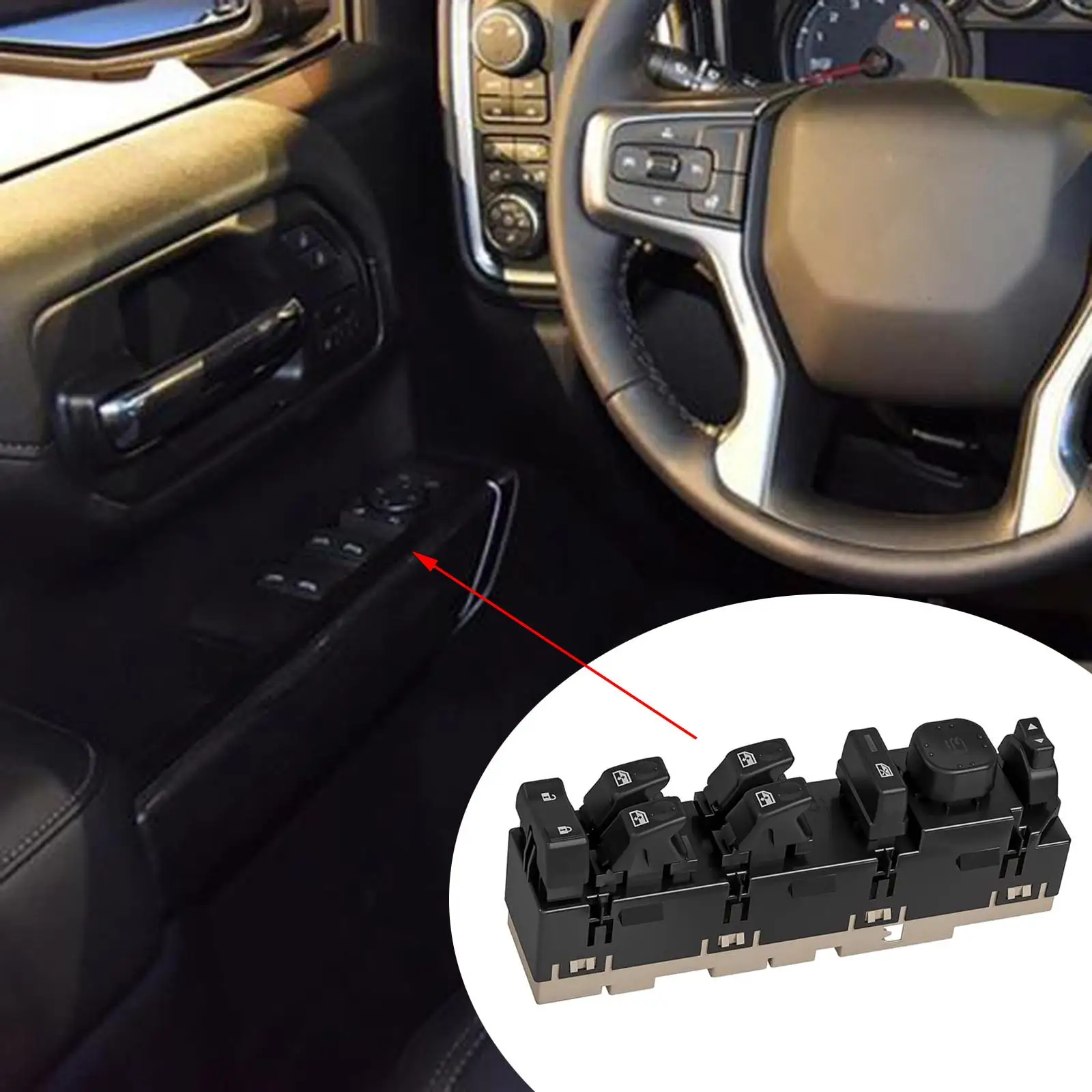 Master Power Window Mirror Switch 15883320 Easily Install Attachments Automotive Accessories Spare Parts Front Driver Side
Master Power Window Mirror Switch 15883320 Easily Install Attachments Automotive Accessories Spare Parts Front Driver Side