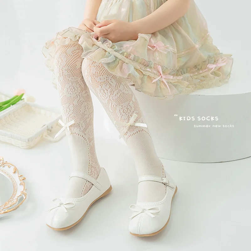 Children's Pantyhose Women's Ballet Style Bow Stockings Jacquard Lolita Princess Children's Summer Thin Base
Children's Pantyhose Women's Ballet Style Bow Stockings Jacquard Lolita Princess Children's Summer Thin Base