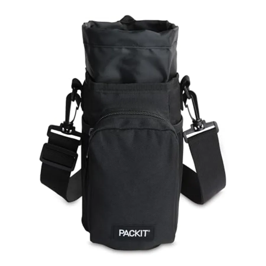 Freezable Hydration Crossbody Water Bottle Carrier with Strap Fits 32 40 oz and 64 oz - Triple Function Design Removable Freeza
Freezable Hydration Crossbody Water Bottle Carrier with Strap Fits 32 40 oz and 64 oz - Triple Function Design Removable Freeza