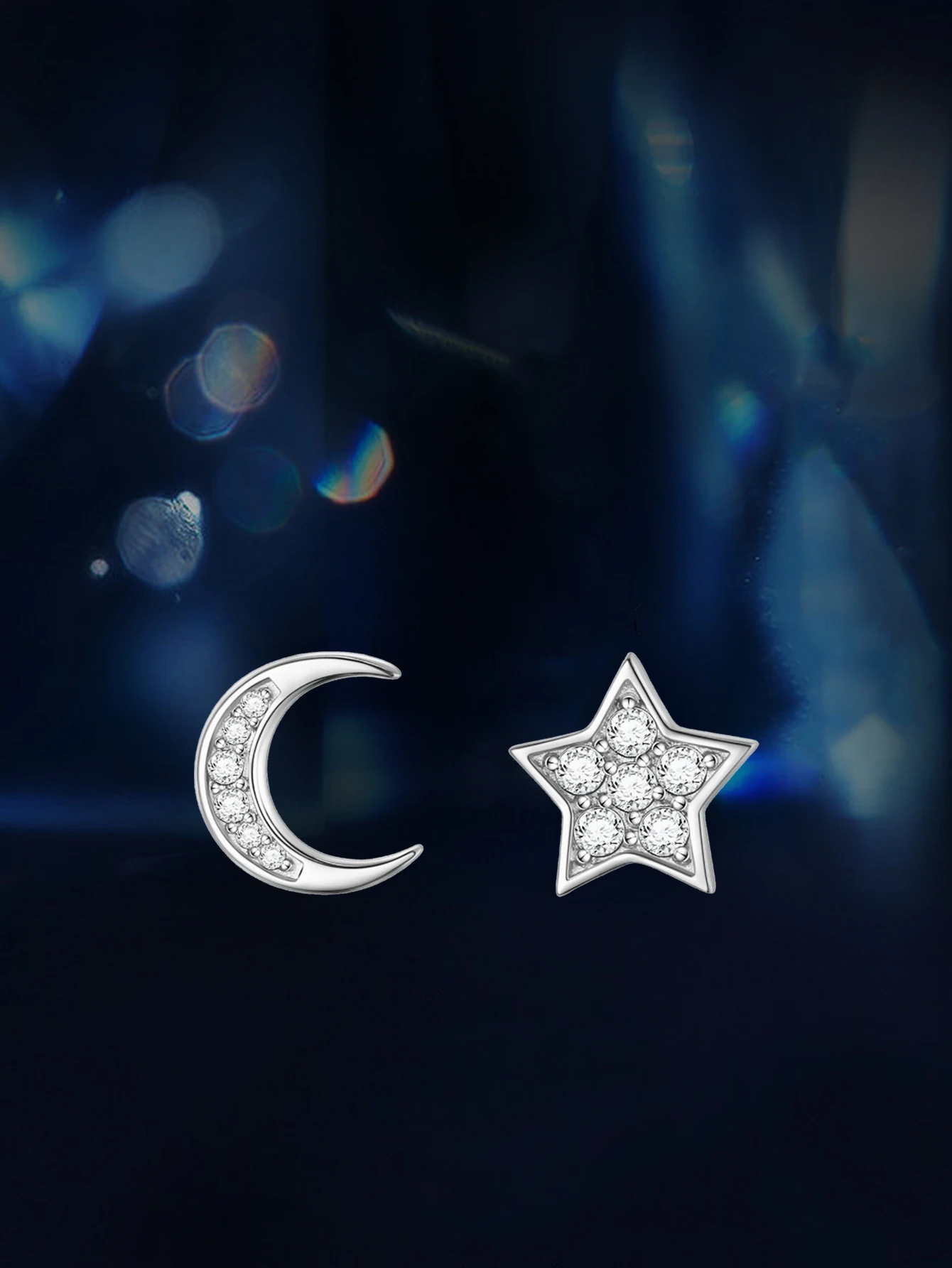 Серьги-гвоздики со звездой и луной, серьги с муассанитом для женщин, свадебные и помолвочные серьги с сертификатом Gra, подарок на день Святого Валентина
Серьги-гвоздики со звездой и луной, серьги с муассанитом для женщин, свадебные и помолвочные серьги с сертификатом Gra, подарок на день Святого Валентина
