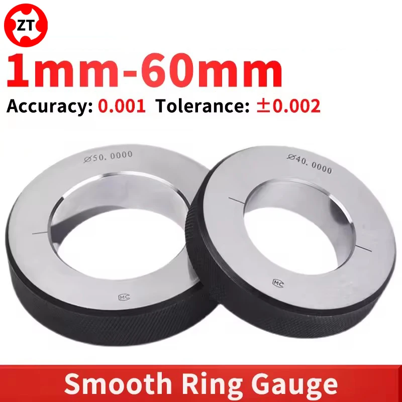 1pcs Φ1-60mm Tolerance:±0.002mm Metric Smooth Ring Gauge Inner Diameter Calibration High-Precision Measure Tool
1pcs Φ1-60mm Tolerance:±0.002mm Metric Smooth Ring Gauge Inner Diameter Calibration High-Precision Measure Tool