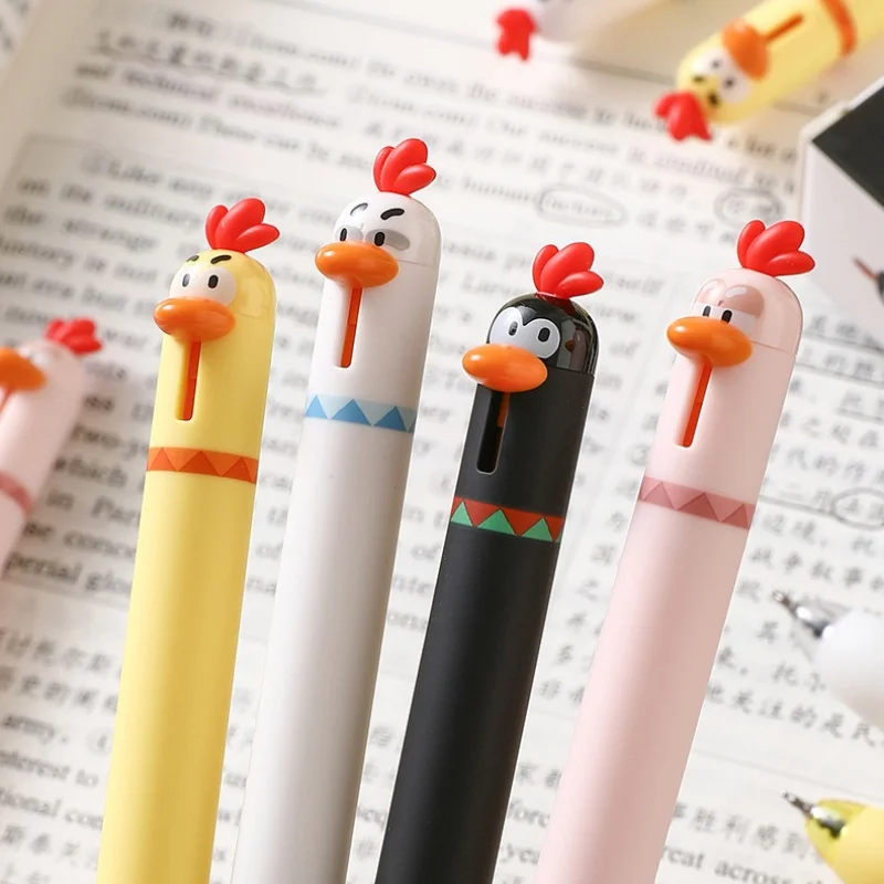12/36PCS CREATIVE CHICKEN PRESS GEL PEN CUTE 0.5MM BLACK INK нейтральные ручки рекламные школьные принадлежности офиса
12/36PCS CREATIVE CHICKEN PRESS GEL PEN CUTE 0.5MM BLACK INK нейтральные ручки рекламные школьные принадлежности офиса