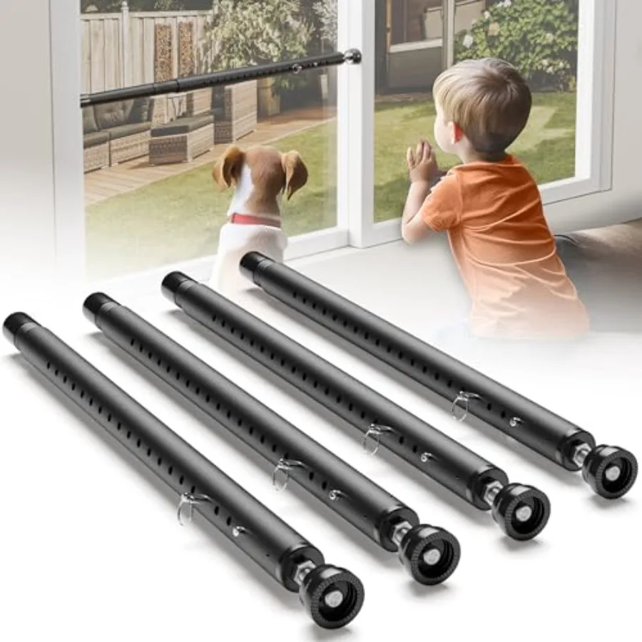 Sliding Door Security Bar, Window Security Lock Bars Adjustable, 1750 Inch Window Stopper with Rubber Base for Patio Sliding Gl
Sliding Door Security Bar, Window Security Lock Bars Adjustable, 1750 Inch Window Stopper with Rubber Base for Patio Sliding Gl