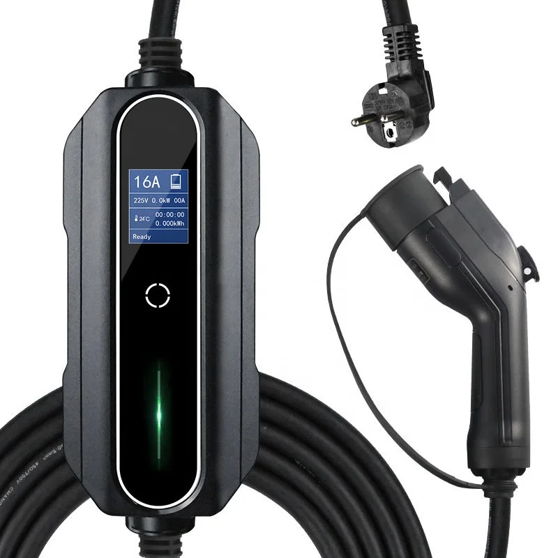 Level 2 16A EV Charger Portable EVSE Home Electric Vehicle Charging Station Plug with NEMA 5-15P Adapter Electric Car
Level 2 16A EV Charger Portable EVSE Home Electric Vehicle Charging Station Plug with NEMA 5-15P Adapter Electric Car