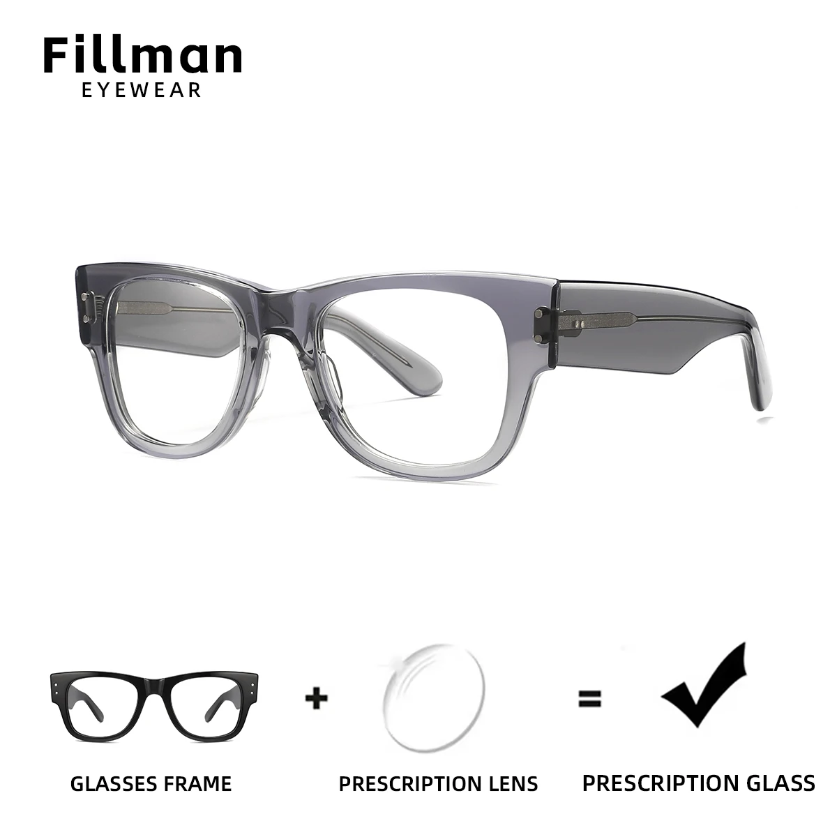 Fillman New Stylish Design Prescription Eyeglasses Acetate Progressive Optical Eyewear For Women Man Anti blue Light Myopia Glas
Fillman New Stylish Design Prescription Eyeglasses Acetate Progressive Optical Eyewear For Women Man Anti blue Light Myopia Glas