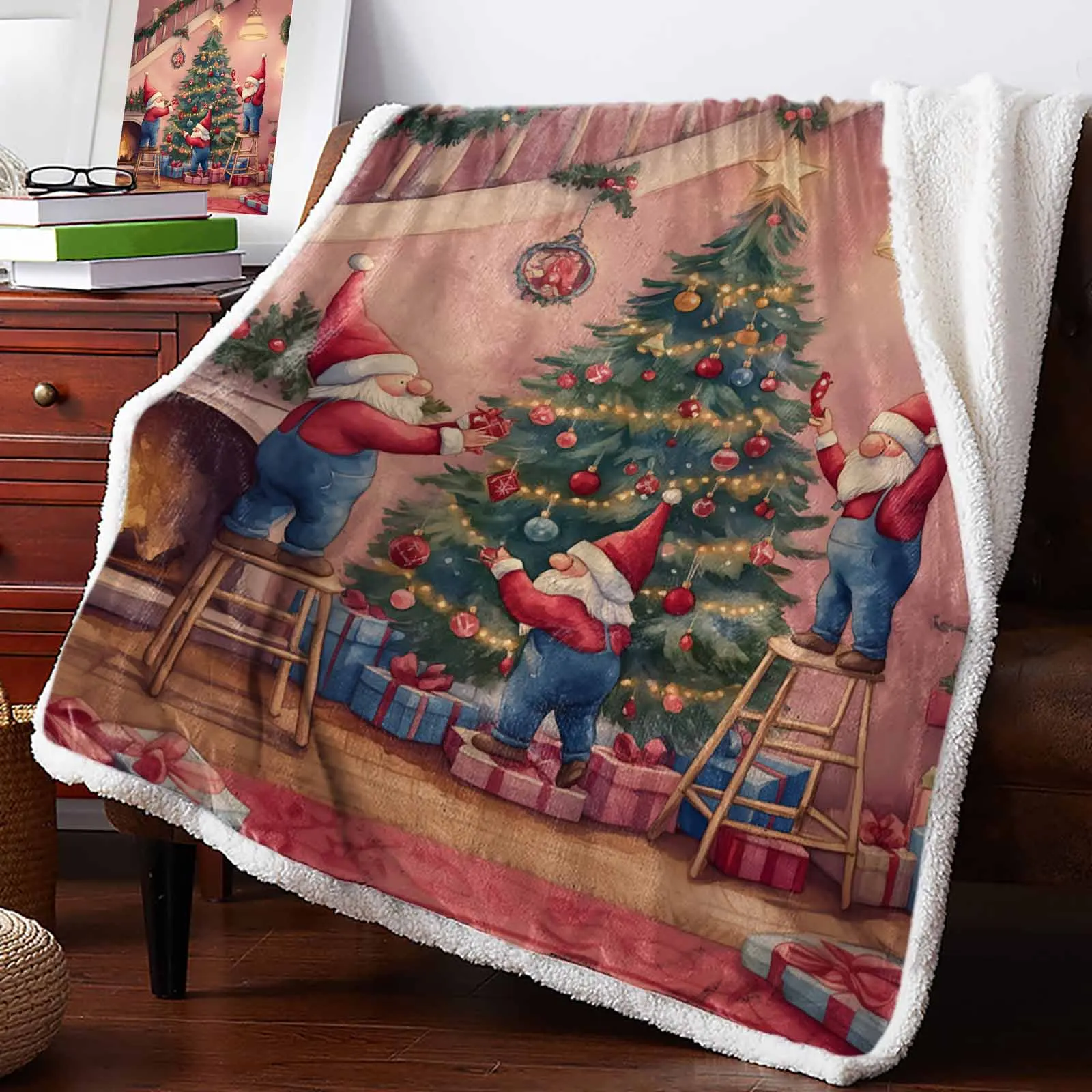 Christmas Winter Dwarf Winter Warm Cashmere Blanket Office Sofa Soft Throw Blanket Kids Bed Bedspread
Christmas Winter Dwarf Winter Warm Cashmere Blanket Office Sofa Soft Throw Blanket Kids Bed Bedspread