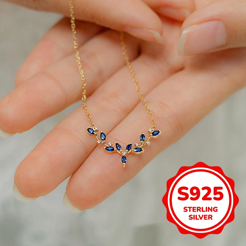 S925 authentic sterling silver antler leaves V-shaped necklace for women's temperament simple pendant versatile classic fashion
S925 authentic sterling silver antler leaves V-shaped necklace for women's temperament simple pendant versatile classic fashion