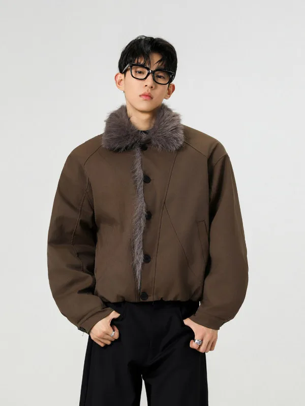 Мужская зимняя теплая верхняя одежда из хлопка в американском стиле ретро с меховым воротником, свободная посадка, молодежный тренд
Мужская зимняя теплая верхняя одежда из хлопка в американском стиле ретро с меховым воротником, свободная посадка, молодежный тренд