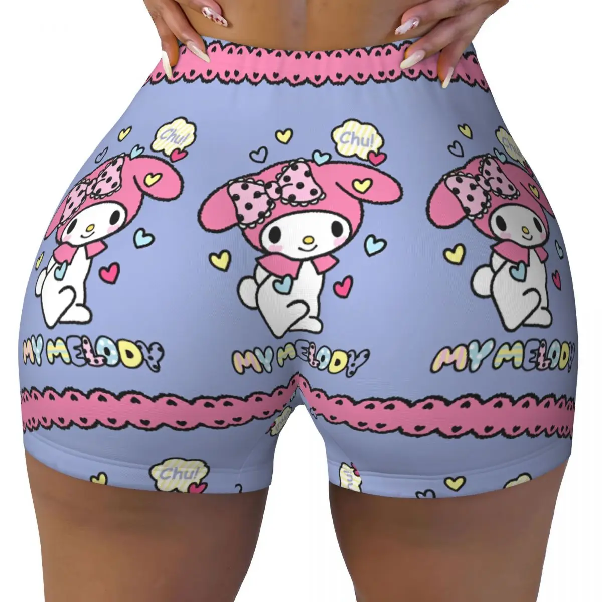 Women's Lift Yoga Sports Tight Shorts Kawaii Cute MyMelody Shorts Cartoon Workout Scrunch Pants
Women's Lift Yoga Sports Tight Shorts Kawaii Cute MyMelody Shorts Cartoon Workout Scrunch Pants