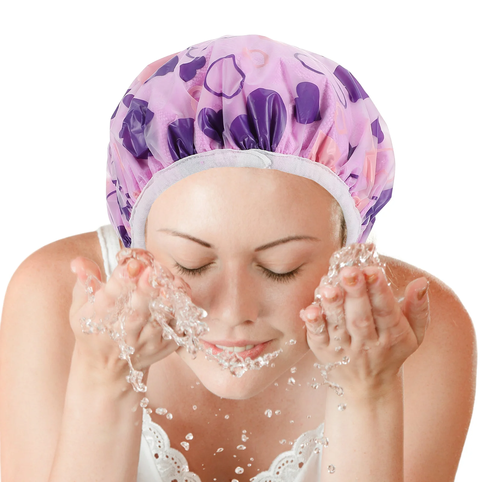 Shower Cap Double Layer Towel Hair Wrap Thick Absorbent Reusable Drying Cap For Women Long Hair Bath Spa Salon Waterproof
Shower Cap Double Layer Towel Hair Wrap Thick Absorbent Reusable Drying Cap For Women Long Hair Bath Spa Salon Waterproof