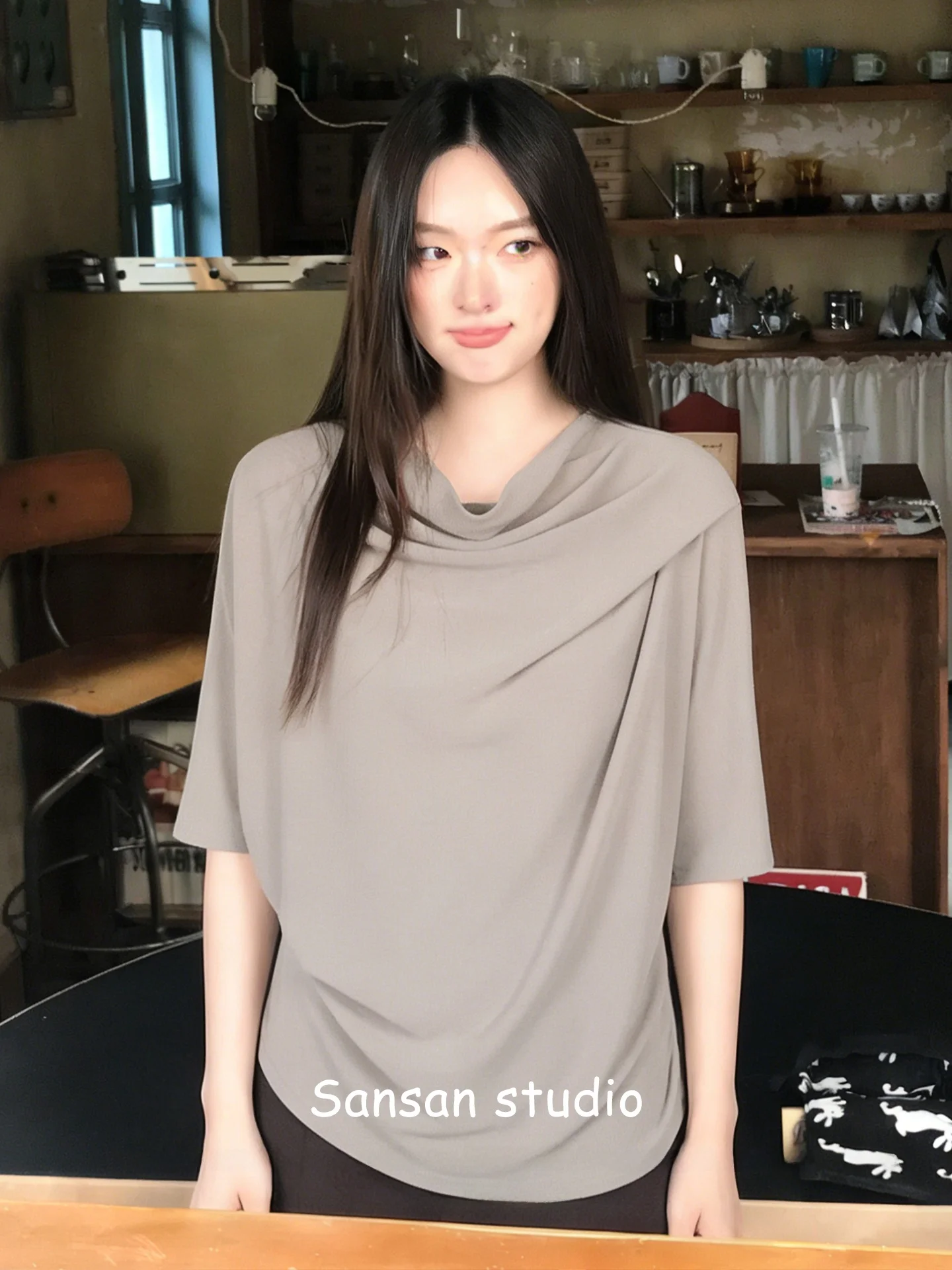 Elegant Batwing Sleeve T-Shirt Loose Fit Short Sleeve Casual Style Women's Summer Top Comfortable Breathable Soft Fabric
Elegant Batwing Sleeve T-Shirt Loose Fit Short Sleeve Casual Style Women's Summer Top Comfortable Breathable Soft Fabric