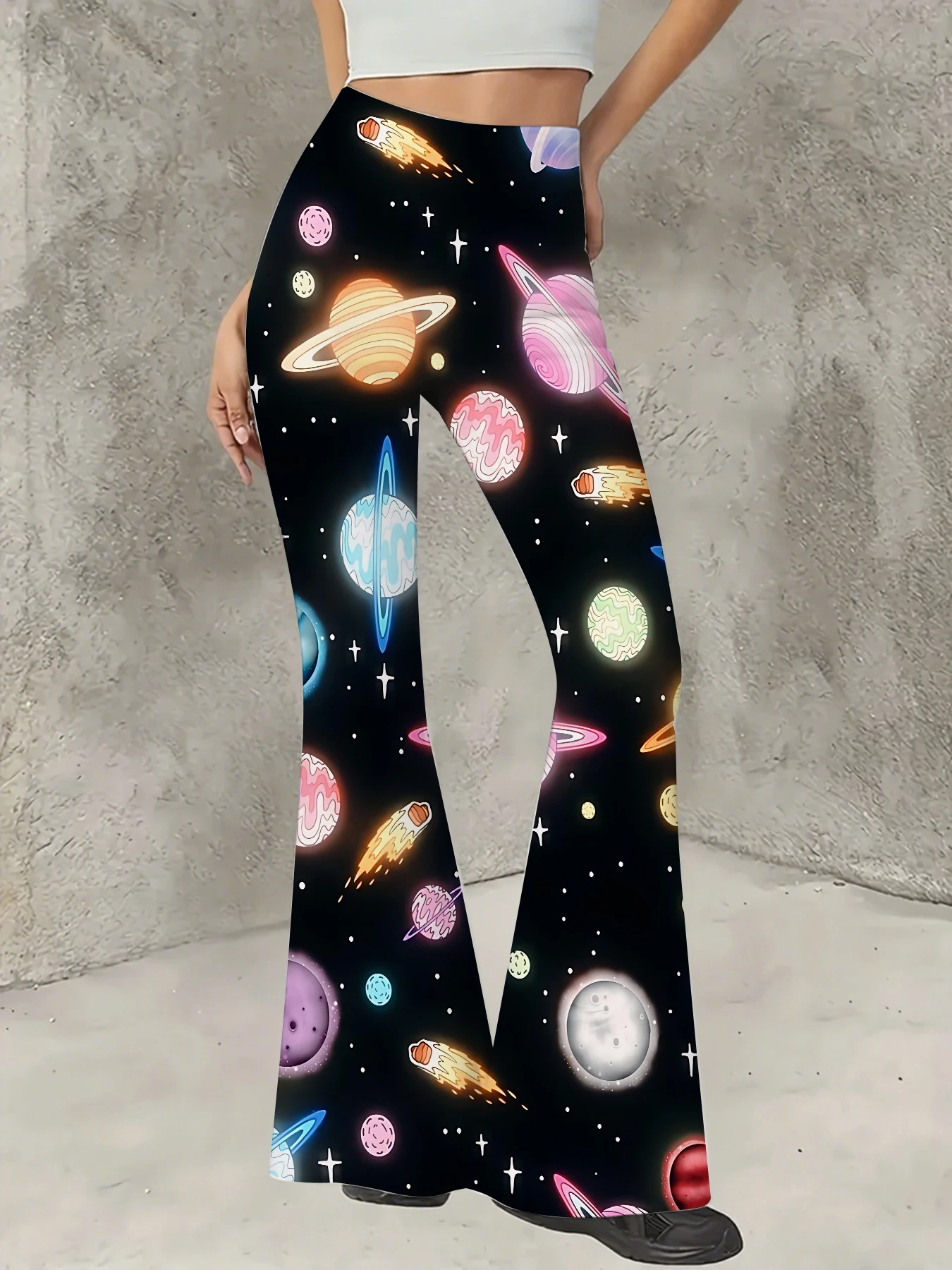 Women's Floral Print Flare Pants Elegant Stretchy Bell Bottom Trousers Summer
Women's Floral Print Flare Pants Elegant Stretchy Bell Bottom Trousers Summer