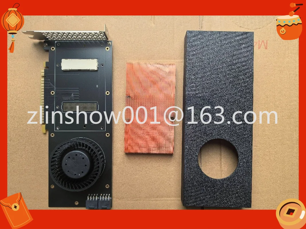 V100 SXM2 to PCIE adapter board, solid pure copper with fan
V100 SXM2 to PCIE adapter board, solid pure copper with fan