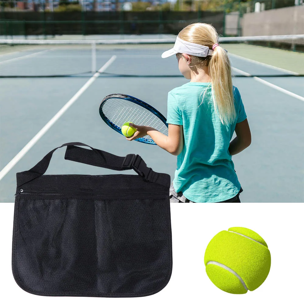 Large Capacity Tennis Ball Carry Bag Mesh Pouch Adjustable Belt Golf Ball Storage Waist Bag Picking Up Ball Training
Large Capacity Tennis Ball Carry Bag Mesh Pouch Adjustable Belt Golf Ball Storage Waist Bag Picking Up Ball Training