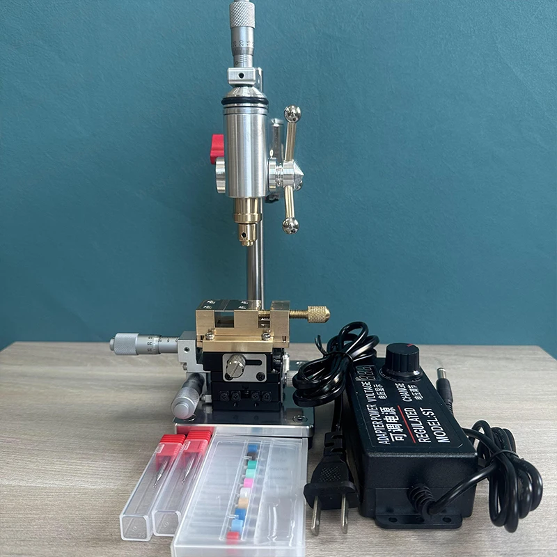 Watchmaker's Tools 100-240V Miniature Bench Drill Mini Drill Thousand Minute Positioning Punch Speed Adjustable Watch Repair
Watchmaker's Tools 100-240V Miniature Bench Drill Mini Drill Thousand Minute Positioning Punch Speed Adjustable Watch Repair