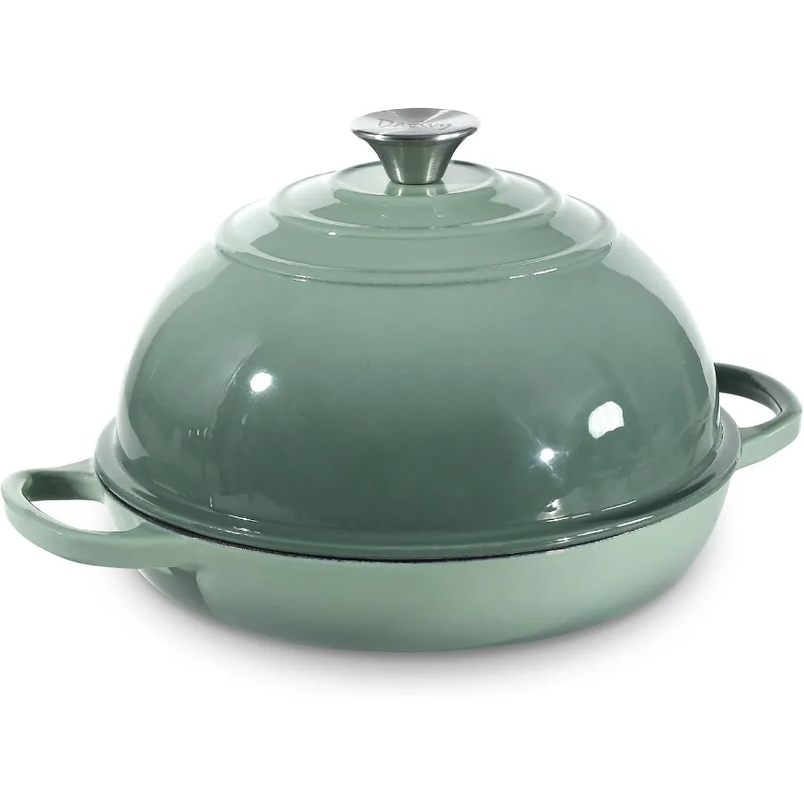 5,5QT голландская печь на закваске с куполообразной крышкой, 10-дюймовая круглая голландская печь для хлеба, печь для хлеба из эмалированного чугуна, печь для хлеба на закваске B
5,5QT голландская печь на закваске с куполообразной крышкой, 10-дюймовая круглая голландская печь для хлеба, печь для хлеба из эмалированного чугуна, печь для хлеба на закваске B