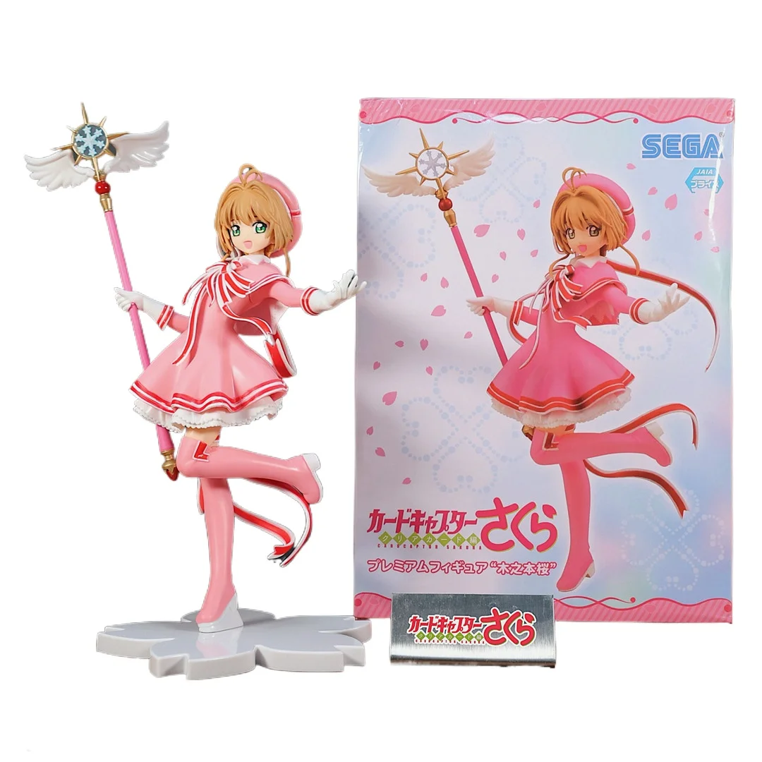 Genuine Bandai SEGA Furyu Magic Card Girl Sakura Figure Kinomoto Sakura Variety Sakura Model Ornament
Genuine Bandai SEGA Furyu Magic Card Girl Sakura Figure Kinomoto Sakura Variety Sakura Model Ornament