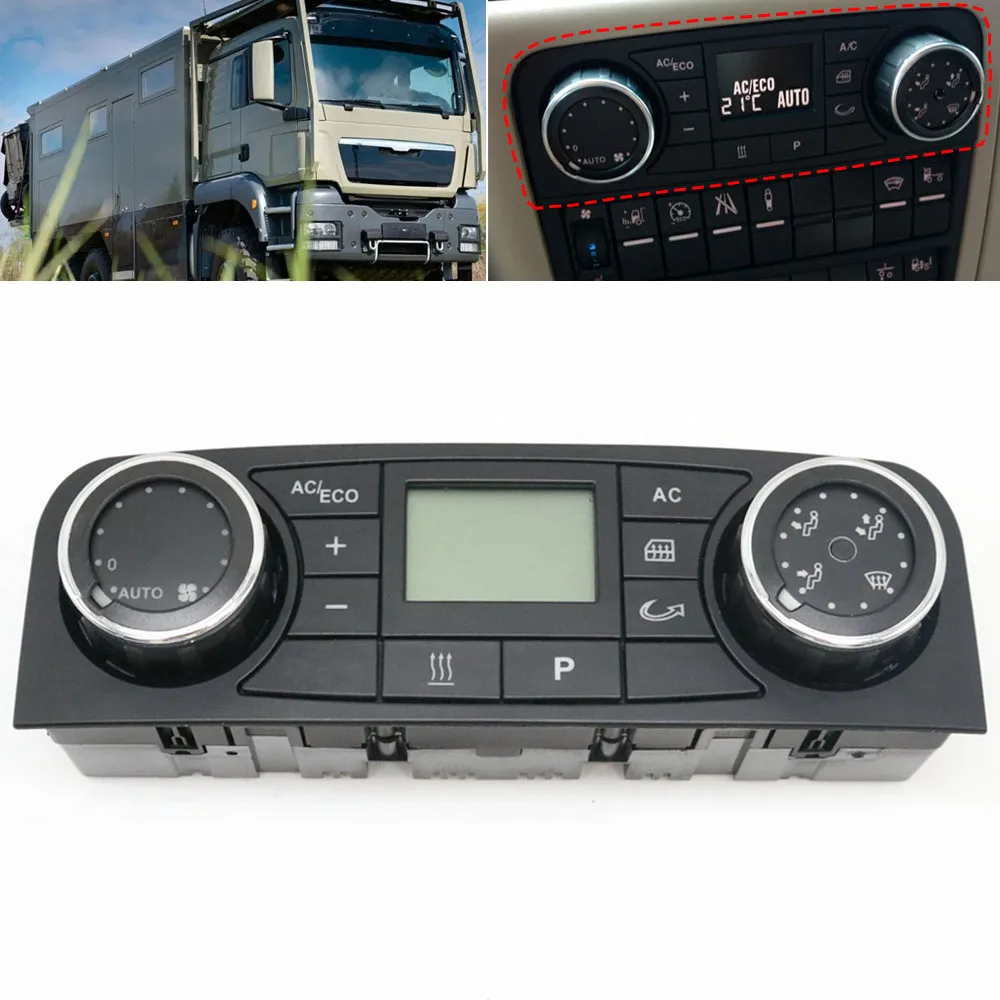 For MAN TGS TGX TGL TGM Truck Air Conditioner Switch A/C Heater Temperature Climate Control Panel 81619906105 81619906081
For MAN TGS TGX TGL TGM Truck Air Conditioner Switch A/C Heater Temperature Climate Control Panel 81619906105 81619906081