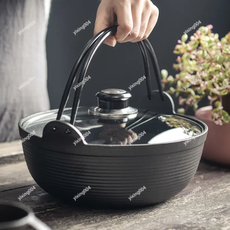 Thickened Cast Iron Pot Uncoated Cooking Pot Home Use Soup & Hot Pot
Thickened Cast Iron Pot Uncoated Cooking Pot Home Use Soup & Hot Pot