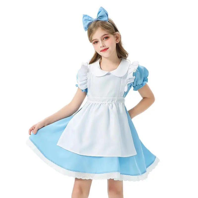Children's Clothing Blue Alice Maid Outfit Girls Stage Performance Clothing Lolita Performance Clothing Dresses
Children's Clothing Blue Alice Maid Outfit Girls Stage Performance Clothing Lolita Performance Clothing Dresses