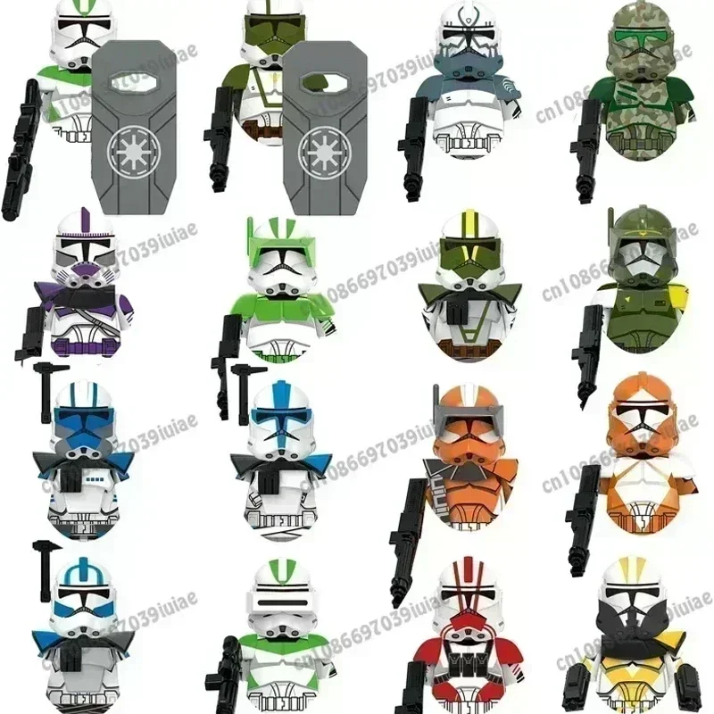 Hot Toys STAR WARS Clone Troopers 501st Regiment Imperial Stormtrooper Mini Robot Figure Toy Bricks Assembling Doll Present
Hot Toys STAR WARS Clone Troopers 501st Regiment Imperial Stormtrooper Mini Robot Figure Toy Bricks Assembling Doll Present