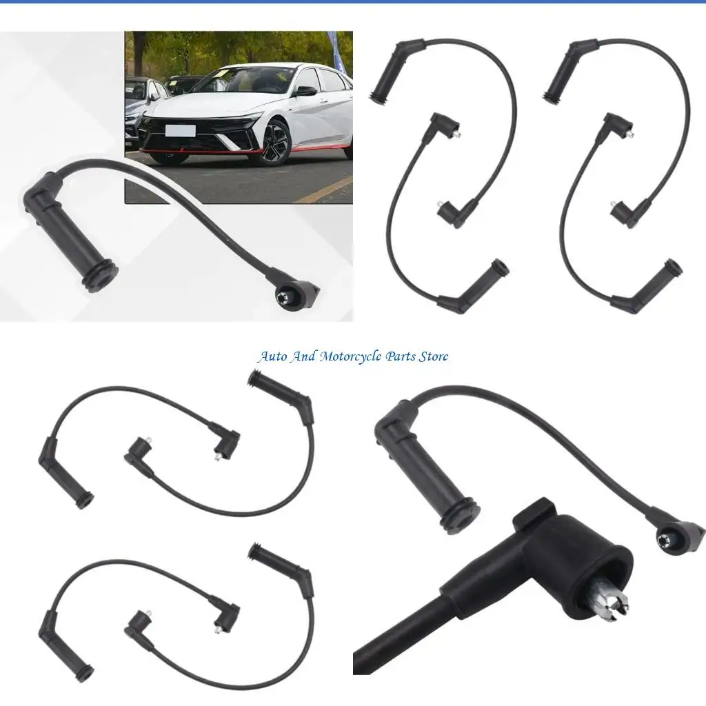 P9FD Pack Of 4 High Performances Plugs Wires With Enhances Ignition Efficiency 27501-02H00 Simple Installation for Accent
P9FD Pack Of 4 High Performances Plugs Wires With Enhances Ignition Efficiency 27501-02H00 Simple Installation for Accent