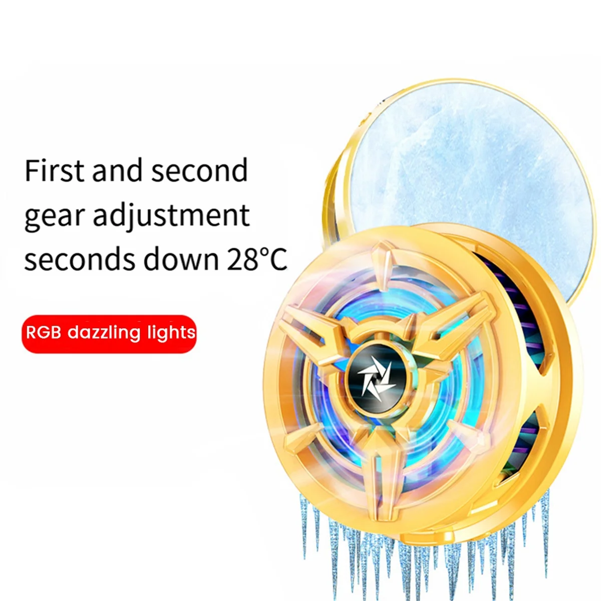 ARY-fPhone Cooler Быстрое охлаждение игрового механизма Регулируемый полупроводниковый охлаждающий вентилятор Радиатор для смартфона ROG
ARY-fPhone Cooler Быстрое охлаждение игрового механизма Регулируемый полупроводниковый охлаждающий вентилятор Радиатор для смартфона ROG