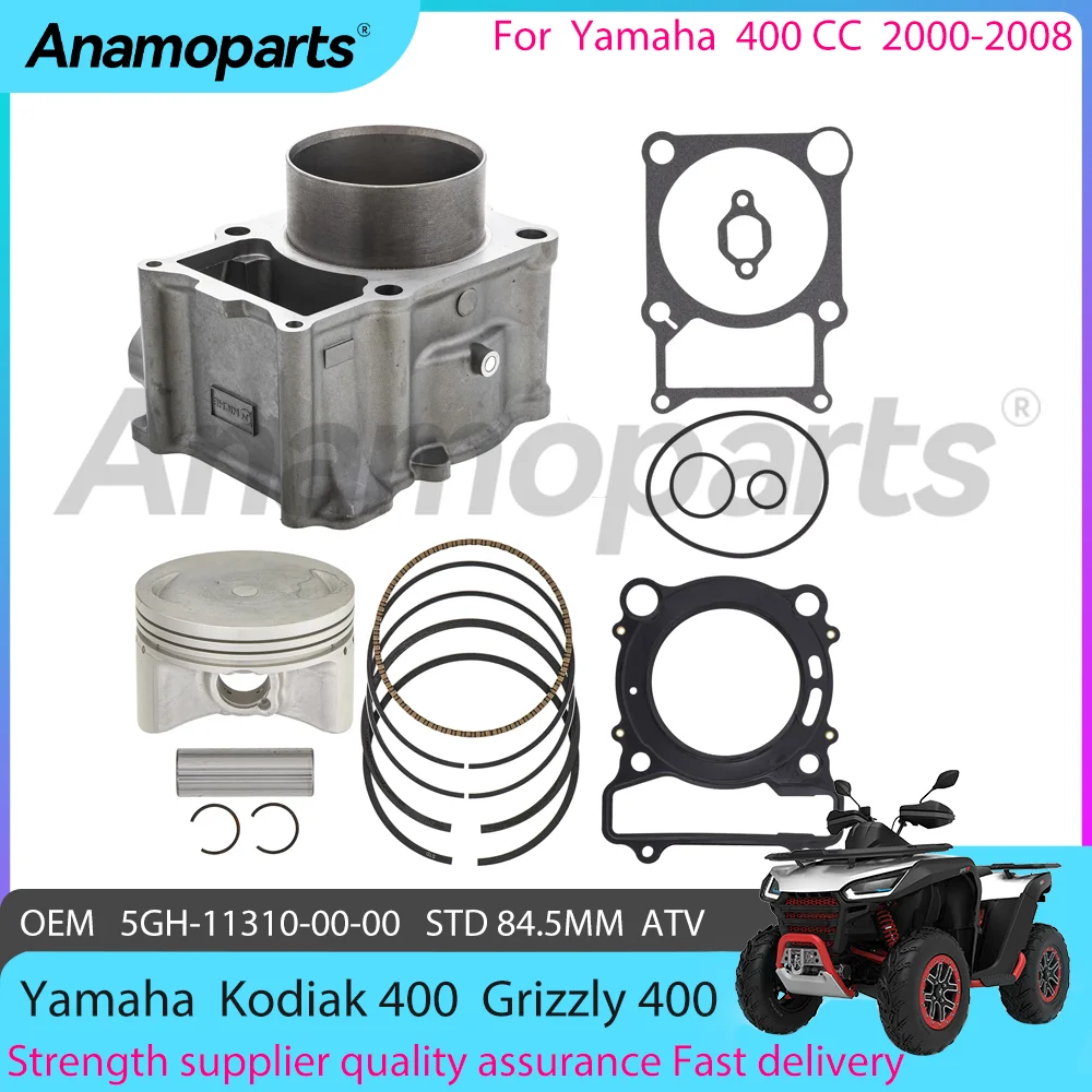STD 84.5mm Cylinder Piston gasket Rebuild Overhaul Kit Replacement for 2000-2008 Yamaha Kodiak Grizzly YFM400 CC 5GH-11310-00-00
STD 84.5mm Cylinder Piston gasket Rebuild Overhaul Kit Replacement for 2000-2008 Yamaha Kodiak Grizzly YFM400 CC 5GH-11310-00-00
