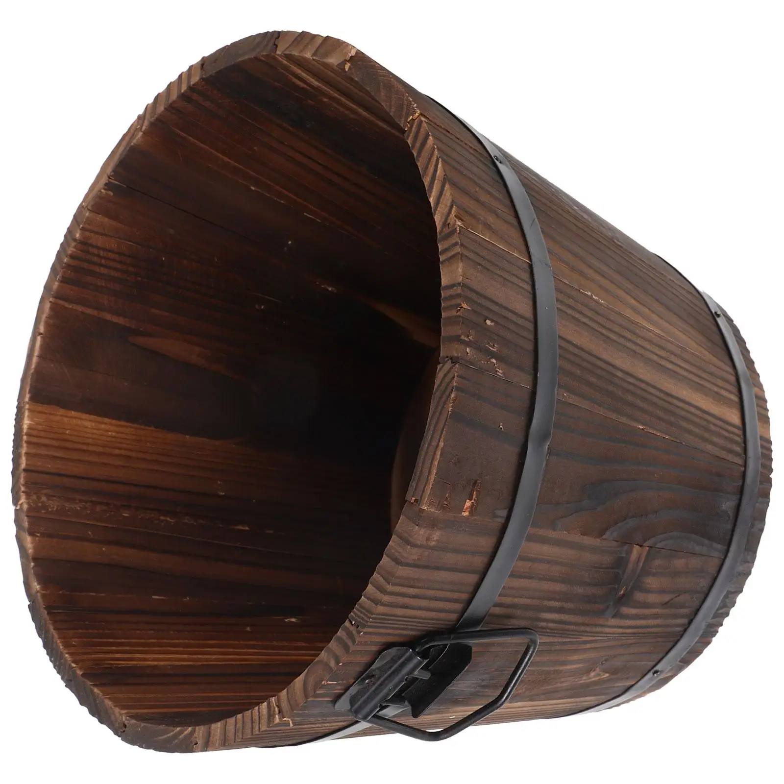 Solid Wood Flowerpot Large Plant Pots with Drainage Hole for Indoor Garden Wooden Bucket Balcony Decor Home Use Retro Style
Solid Wood Flowerpot Large Plant Pots with Drainage Hole for Indoor Garden Wooden Bucket Balcony Decor Home Use Retro Style