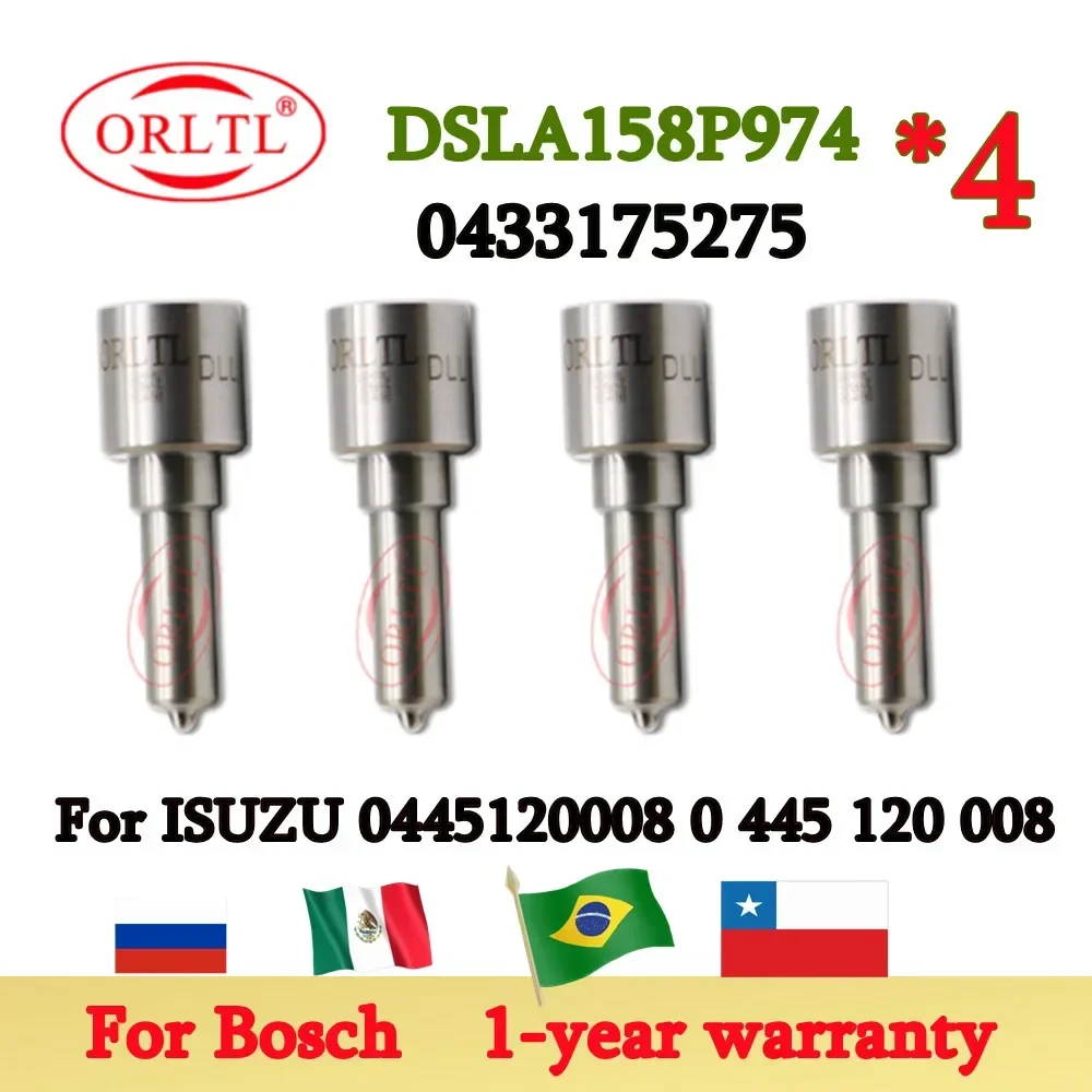 4 шт. форсунки Common Rail ORLTL DSLA158P974 0433175275 для ISUZU 0445120008 0 445 120 008
4 шт. форсунки Common Rail ORLTL DSLA158P974 0433175275 для ISUZU 0445120008 0 445 120 008