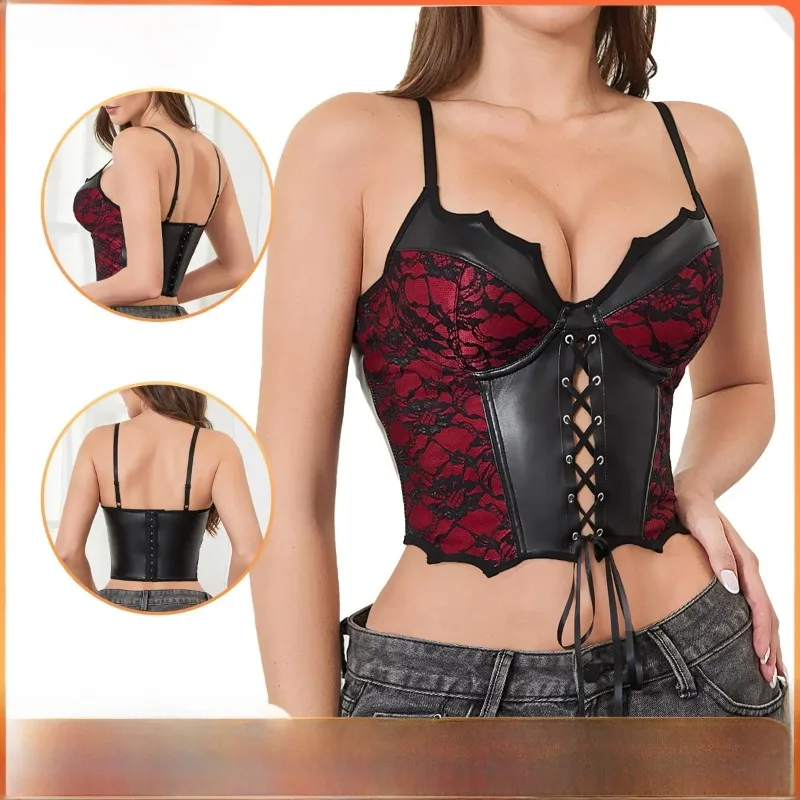 Сексуальный жилет без косточек без косточек с рыбьей косточкой, женский боди для коррекции талии, корректирующее белье, висящий стиль, собранная регулировка груди
Сексуальный жилет без косточек без косточек с рыбьей косточкой, женский боди для коррекции талии, корректирующее белье, висящий стиль, собранная регулировка груди