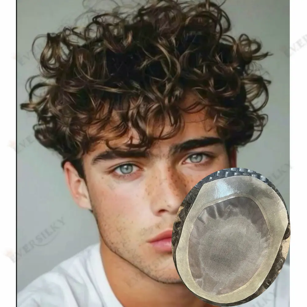 26mm/24mm/22mm Curly Human Hair Mono PU Men's Toupee Natural Frontline Prosthesis Super Durable Man's Hair Replacement System
26mm/24mm/22mm Curly Human Hair Mono PU Men's Toupee Natural Frontline Prosthesis Super Durable Man's Hair Replacement System