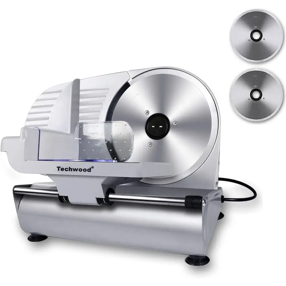 Electric Meat Slicer, 200W Electric Deli ood Slicer with 9” Removable StainlSteel Blade & Adjustable ThicknDial, or Home Use, Id
Electric Meat Slicer, 200W Electric Deli ood Slicer with 9” Removable StainlSteel Blade & Adjustable ThicknDial, or Home Use, Id