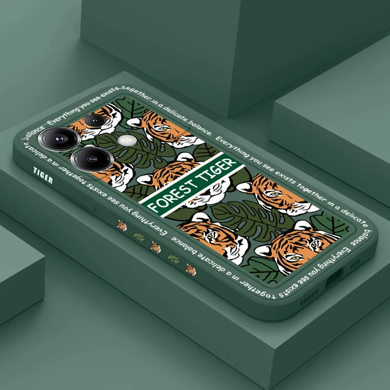 Forest Tiger Phone Case For Xiaomi Poco X6 F6 M6 M5 M5S F5 X5 F4 X4 M4 F3 M3 X3 Pro 4G 5G GT Silicone Cover
Forest Tiger Phone Case For Xiaomi Poco X6 F6 M6 M5 M5S F5 X5 F4 X4 M4 F3 M3 X3 Pro 4G 5G GT Silicone Cover