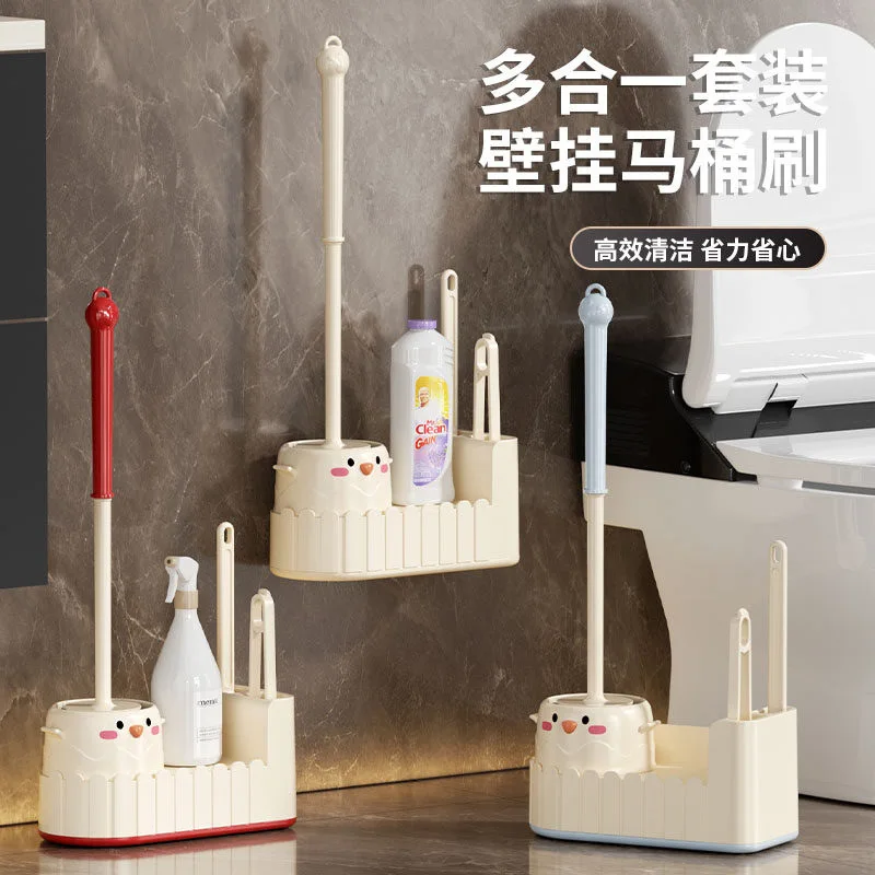 2026 New 4 in1 Toilet Brush Wall Mounted Multi-functional Cleaning Tools with Bracket Home Bathroom Accessories Sets
2026 New 4 in1 Toilet Brush Wall Mounted Multi-functional Cleaning Tools with Bracket Home Bathroom Accessories Sets