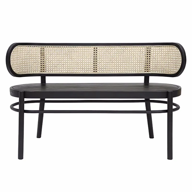Тропическая скамья из натурального ротанга и массива дерева для ресторана или входной зоны
Тропическая скамья из натурального ротанга и массива дерева для ресторана или входной зоны
