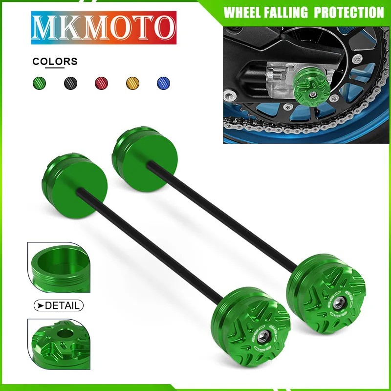 Wheel Falling Protection For Z650 17-25 NINJA650 06-17 Z650RS 23-25 Z800 12-16 Motorcycle CNC Fork Axle Crash Sliders Protector
Wheel Falling Protection For Z650 17-25 NINJA650 06-17 Z650RS 23-25 Z800 12-16 Motorcycle CNC Fork Axle Crash Sliders Protector
