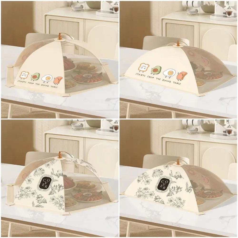 Складная крышка для еды с мультяшным узором, складная крышка для обеденного стола с цветами, дышащая крышка для защиты от насекомых, кухонная настольная крышка для домашнего использования
Складная крышка для еды с мультяшным узором, складная крышка для обеденного стола с цветами, дышащая крышка для защиты от насекомых, кухонная настольная крышка для домашнего использования
